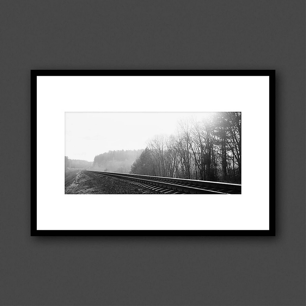Railroad Tracks - Photography Under Glass