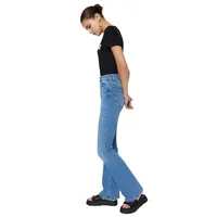 Woman Care High Waist Flare Leg Jeans