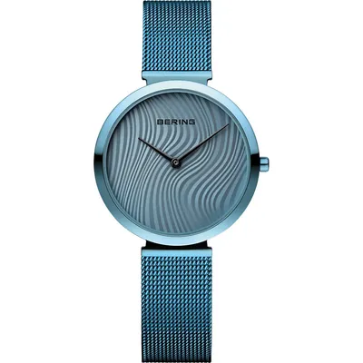 Ladies Classic Stainless Steel Watch In Arctic Blue/arctic Blue