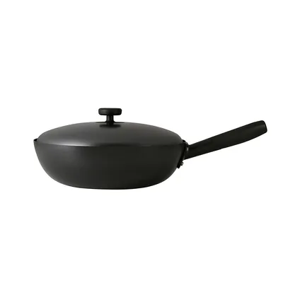 Monolithic Cookware Wok With Lid
