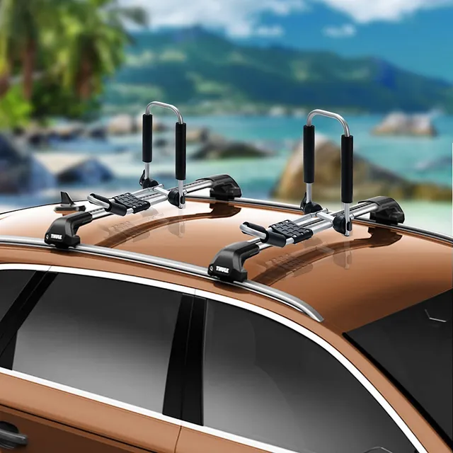 Costway Goplus J-bar Kayak Roof Rack Folding Universal Kayak Rack