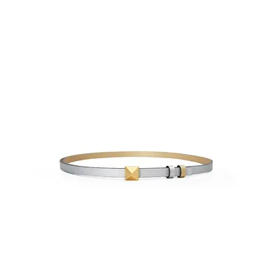 Cleopatra Pyramid Stud Leather Belt