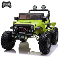 Lifted 2 Seater Monster Jeep 12V Electric Kids' Ride On Car With Parental Remote Control
