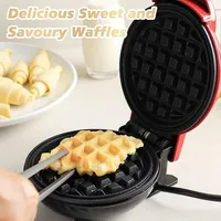 Mini Waffle Maker Breakfast Making Machine Non-Stick Baking Pan Egg Waffle Irons