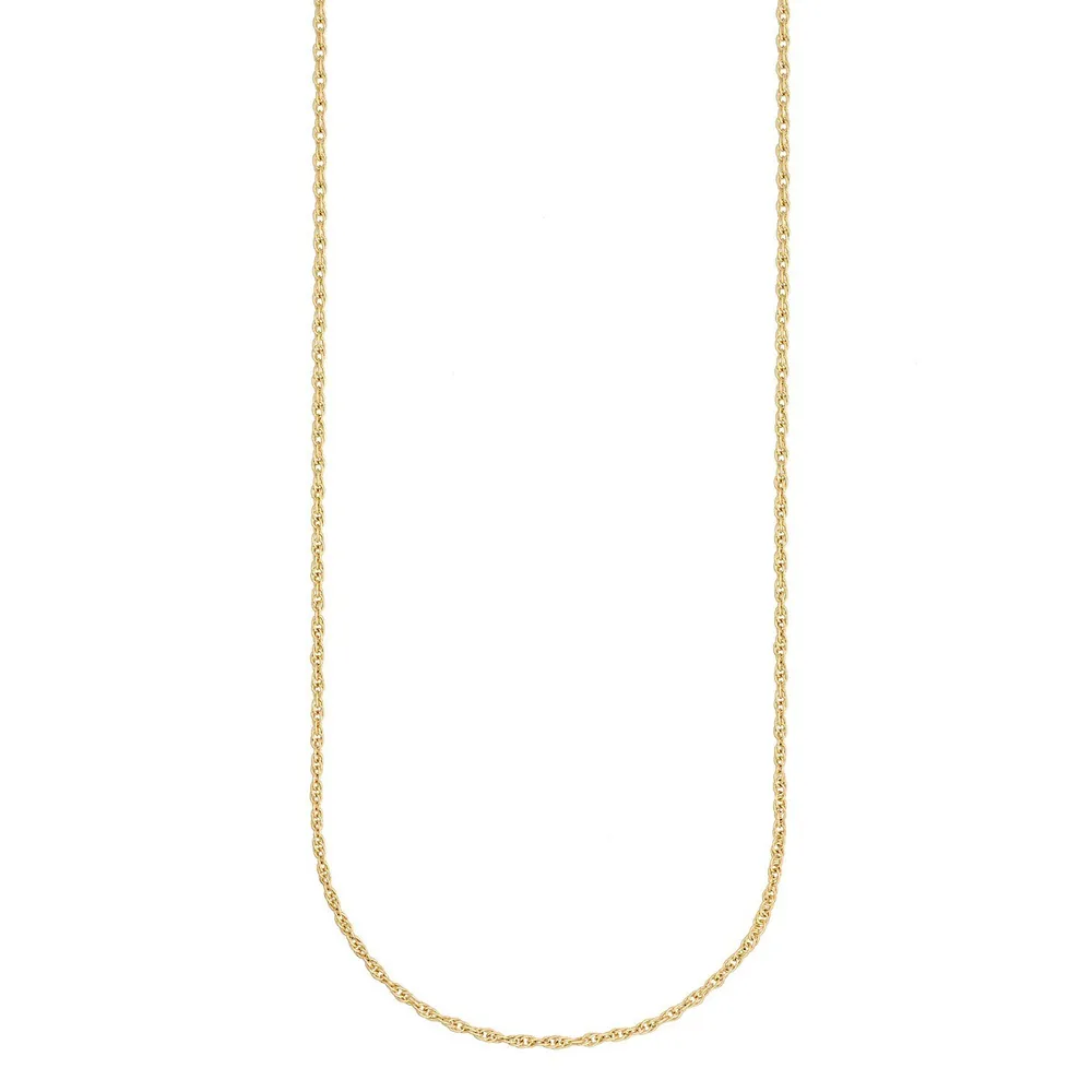 10kt Gold Rope Chain