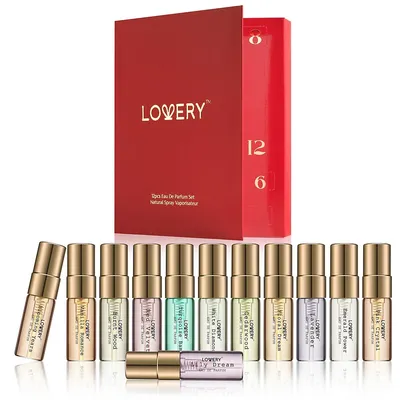 12 Days Of Glow, 12-pc. Assorted Sampler Travel Perfume Gift Set