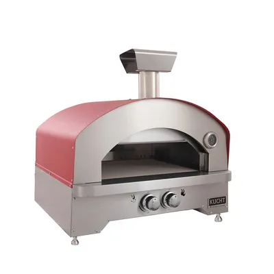 Kucht Professional Outdoor Portable Propane Gas Pizza Oven Red