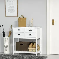 Sideboard Buffet Cabinet With 4 Drawers & 1 Shelf