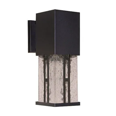 Outdoor Wall Light, 11 '' Height, From The Cooper Collection, Black