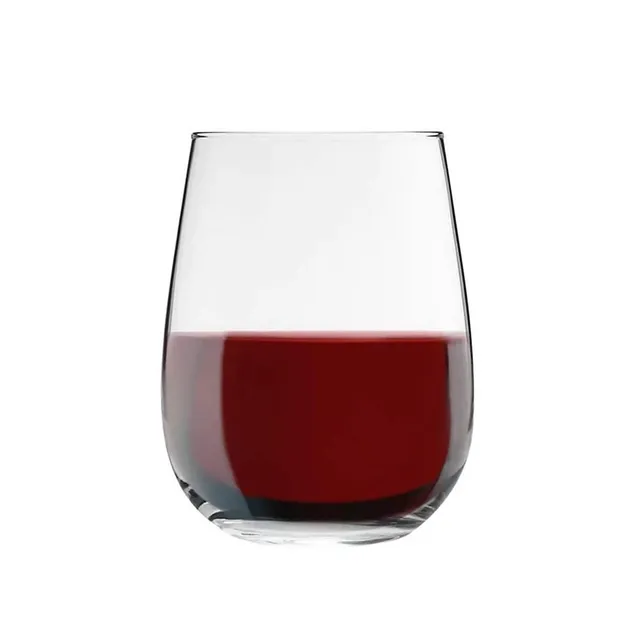 LAV Gaia 12 - Piece Glass Stemless Wine Glass Glassware Set