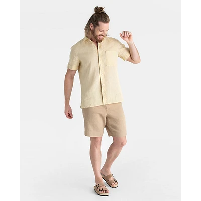 Men's Short Sleeve Linen Shirt Verbier