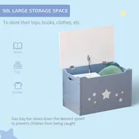 Kids Toy Storage Cabinet Blue