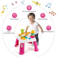 2 In 1 Learning Table Toddler Activity Center Sit To Stand Play