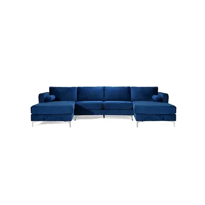 Helio Fabric U Shape Sofa