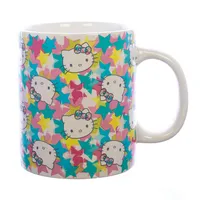 Hello Kitty Multicolour Face 16 Oz Ceramic Mug