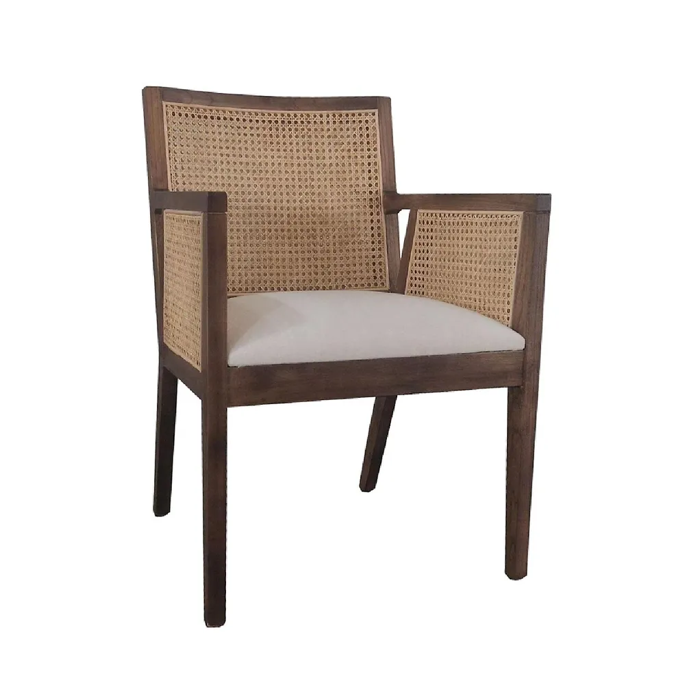 AFB Antonia Cane Armchair Walnut