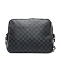 lv damier graphite sac leoh messenger