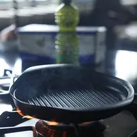 Tekki (cast Iron) Grill Pan 22cm Without Lid