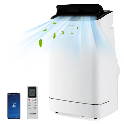 15000 Btu Portable Air Conditioner With Remote App Control Cool Fan Heat Dehum