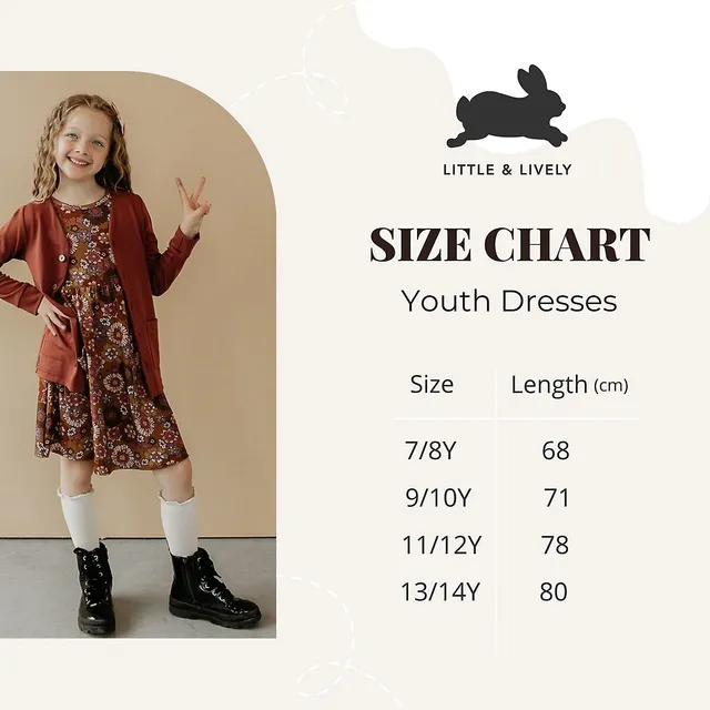 Harper Dress  Terracotta - Little & Lively