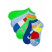 Womens Multicolor Ankle Socks Pack