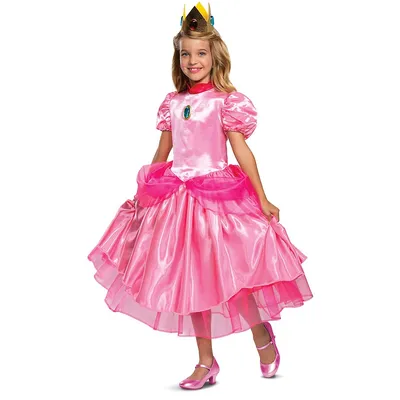 Princess Peach Deluxe Girl Costume