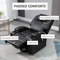Power Lift Recliner For Elderly Leather Recliner Chair