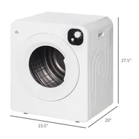 13lbs Laundry Dryer Machine With 7 Drying Modes