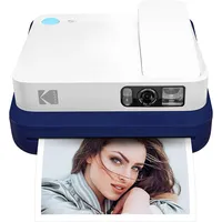 Smile Classic Digital Instant Camera With Bluetooth W/ 10 Pack Of 3.5x4.25 Inch Premium Zink Print Photo Paper.