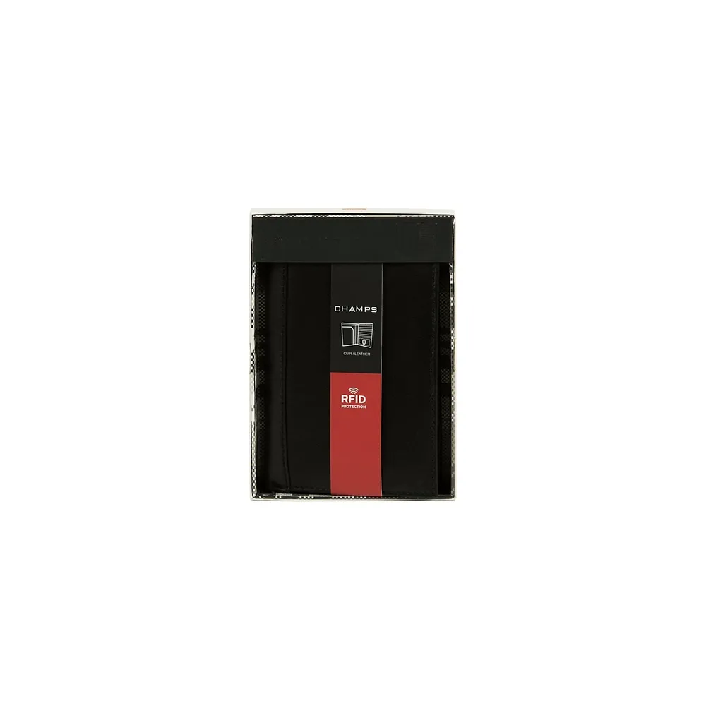 Leather Rfid Passport Holder And Wallet