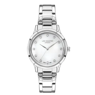 Ladies Lc07457.320 3 Hand Silver Watch With A Silver Metal Band And A White Dial