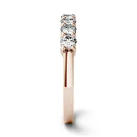 14k Rose Gold & 0.70 Ct. T.w. Created Moissanite Anniversary Band