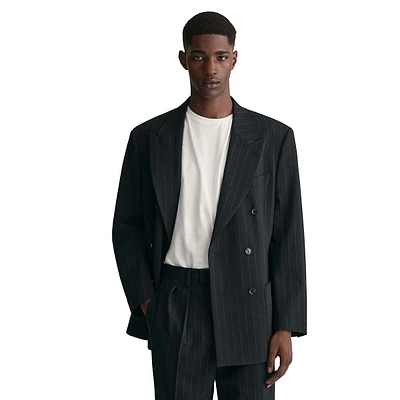 Relaxed Db Pinstripe Suit Blazer