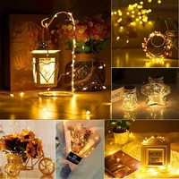 Fairy Lights Battery Powered, STANBOW 16ft Waterproof Copper Wire LED String Lights with Remote, Battery Operated Indoor