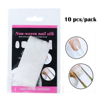 Nail Art Non-woven Silk Fiberglass Gel Tips Extension Fiberglass