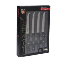 iconiX® 4 Piece Steak Knife Set 12.5cm 5in