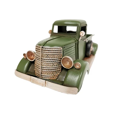 Green Vintage Pickup Truck Metal Model