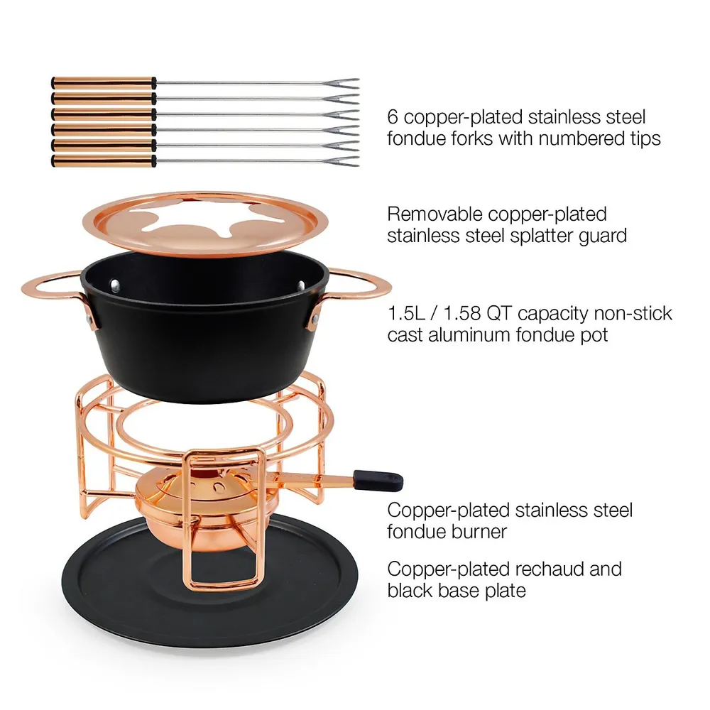 Stainless Steel Fondue Set, Bienne