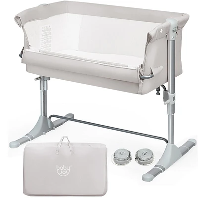 Portable Baby Bed Side Sleeper Infant Travel Crib W/carrying Bag