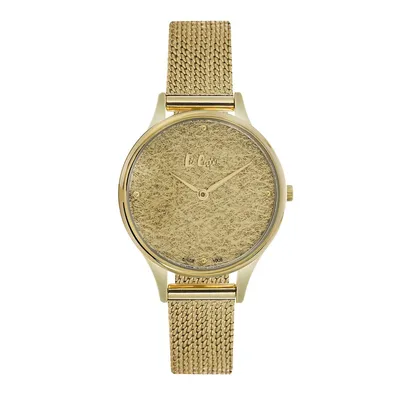 Ladies Lc06863.110 2 Hand Yellow Gold Watch With A Yellow Gold Mesh Band And A Yellow Gold Dial