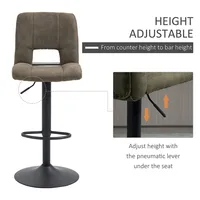 Adjustable Barstools Set Of 2