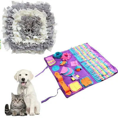 Dog Snuffle Mat Feeding Pad Pressure Relief Nose Training Toy Washable