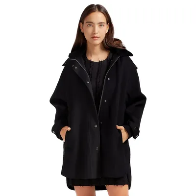 Heavy Hearted Detachable Hooded Coat