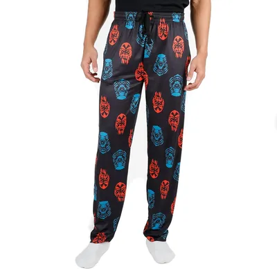 Godzilla Vs Kong Faces Collage Sleep Lounge Pants Pajamas