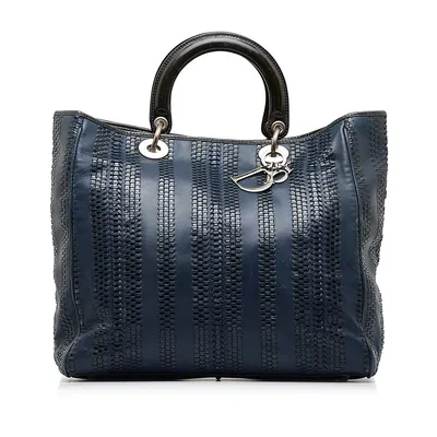 Pre-loved Woven Soft Lady Dior
