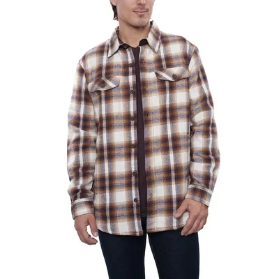 The Artic Sherpa Lined Flannel Shirt Jacket