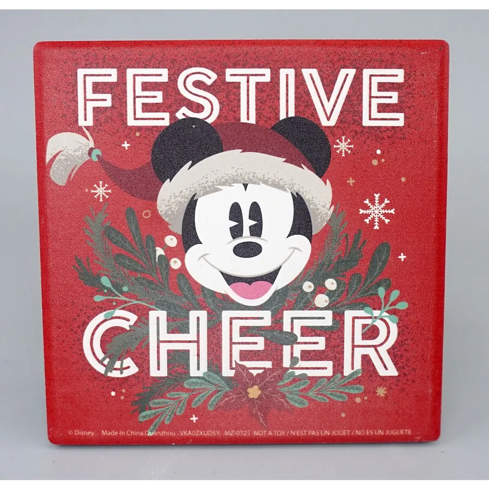 Bioworld Merchandising. Disney Mickey Mouse Shaped MDF Coasters