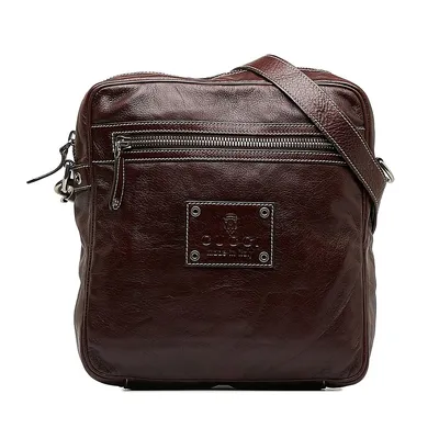 Pre-loved Leather Crossbody Bag