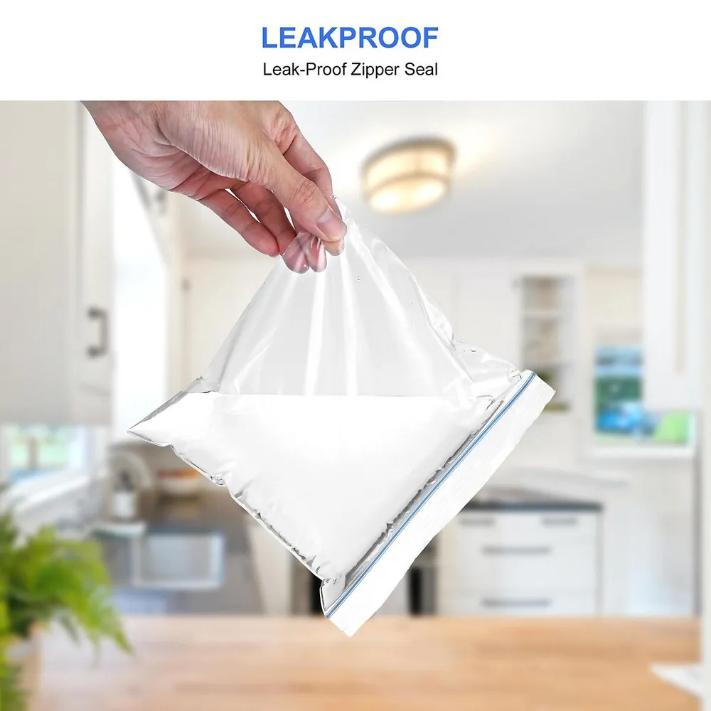 Leakproof Food Storage Sandwich Plastic Zipper Bags Bpa Free