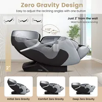 Sl Track Full Body Zero Gravity Massage Chair With Voice Control Heat Foot Roller